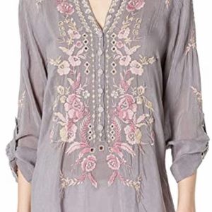 Johnny Was Clio Embroidered Tunic